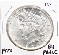 1922-P/BU PEACE DOLLAR