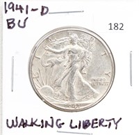 1941-D/BU WALKING LIBERTY HALF DOLLAR