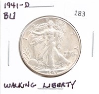 1941-D/BU WALKING LIBERTY HALF DOLLAR
