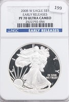 2008-W-PF70 ULTRA CAMEO (EARLY RELEASES) SILVER EA