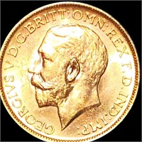 1911 British Gold Sovereign UNCIRCULATED