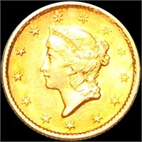 1854 Rare Gold Dollar UNCIRCULATED