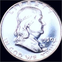 1950 Franklin Half Dollar CHOICE PROOF