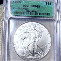 1998 Silver Eagle ICG - MS69