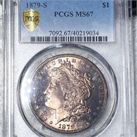 1879-S Morgan Silver Dollar PCGS - MS67