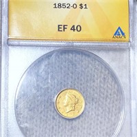 1852-O Rare Gold Dollar ANACS - EF40