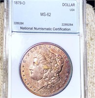 1879-O Morgan Silver Dollar NNC - MS62