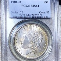 1901-O Morgan Silver Dollar PCGS - MS64