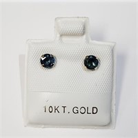 $200 10K  Sapphire (0.65ct) Earrings
