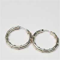 Silver Hoop 23Mm Earrings