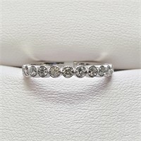 Certified 10K  Diamond(0.32ct) Ring