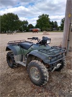 1998 GREEN HONDA RANCHER ES 4 WHEELER W/TITLE