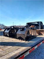 74" HYD SKID LOADER GRAPPLE BUCKET (NEW)