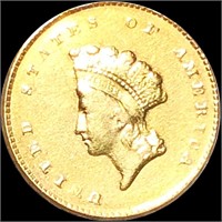1855-O Rare Gold Dollar NEARLY UNCIRCULATED