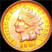 1904 Indian Head Penny UNCIRCULATED RED