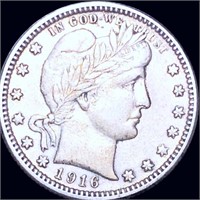 1916-D Barber Silver Quarter ABOUT UNCIRCULATED