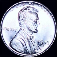 1943-S Lincoln Steel Wheat Penny UNCIRCULATED