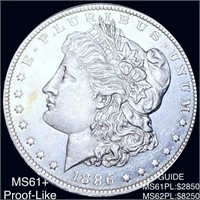 1886-O Morgan Silver Dollar UNCIRCULATED PL