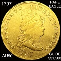 1797 $10 Gold Eagle ABOUT UNCIRCULATED