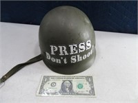 Vintage Poly Military US Helmet