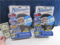 Lot (2) Unused Nitrogen Tire Performance Kits