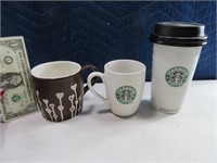 Lot (3) StarBucks Coffee Mugs