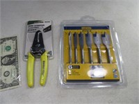 New Irwin Speedbor Bit Set & Wire Stripper Tools