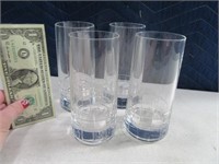 Lot (4) CRISTOFLE 6" Glasses $$$