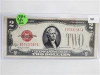 1928-G Red Seal $2 Bill