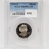 PCGS 1999-P PR69DCAM SBA $1 Dollar