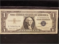 1957A blue seal $1bill