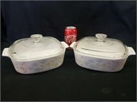Corningware bowls lids marked pyrex