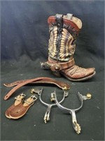 Spurs and boot decoration