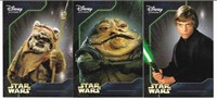 Lot of 3 Star Wars Disney Store Series 3 cards