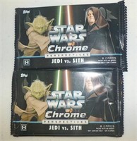 Star Wars Chrome Jedi Vs Sith 5 Pack lot