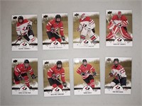 Lot of 8 Team Canada Women Gold cards