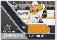Kyle Turris 2020-21 UD Game Jersey card GJ-KT