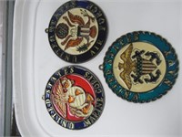 Military Window Stained Glass Medallions