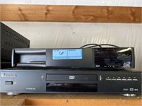 Cyber home DVD player, dish network box, no