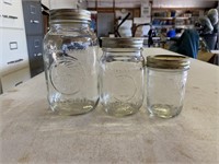 Golden harvest mason jars