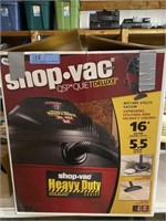 Heavy duty shop vac in box, looks to be new, may