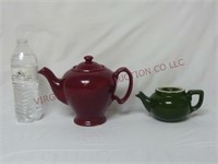 McCormick Tea Pot & Hall Pottery Teapot