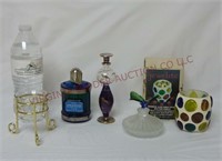 Perfume Bottles & Candle Holders