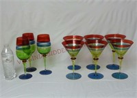Wine & Martini Cocktail Glasses