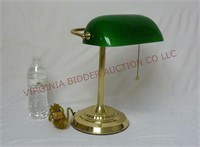 Bankers Style Desk Lamp ~ Powers On