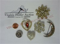 Jewelry ~ Costume & Fashion Brooches / Pins ~ 6