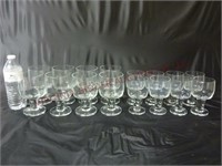 Stemware / Goblets ~ 2 Sizes ~ 8 of Each Size