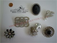 Vintage Costume & Fashion Brooches / Pins ~ 6
