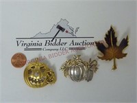 Jewelry ~ Autumn / Fall Brooches / Pins ~ 3