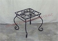 Wrought Metal Plant Stand ~ 11" tallx10.5" across